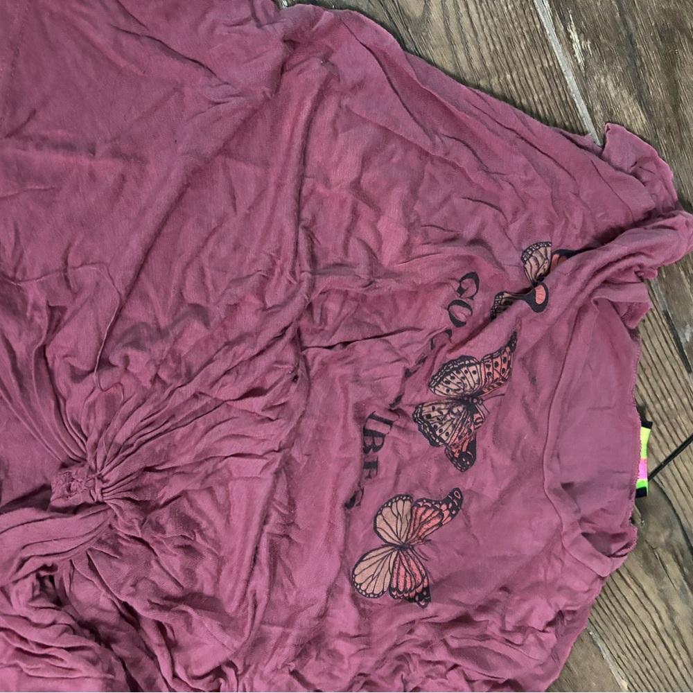 Butterfly Graphic Pink Tee